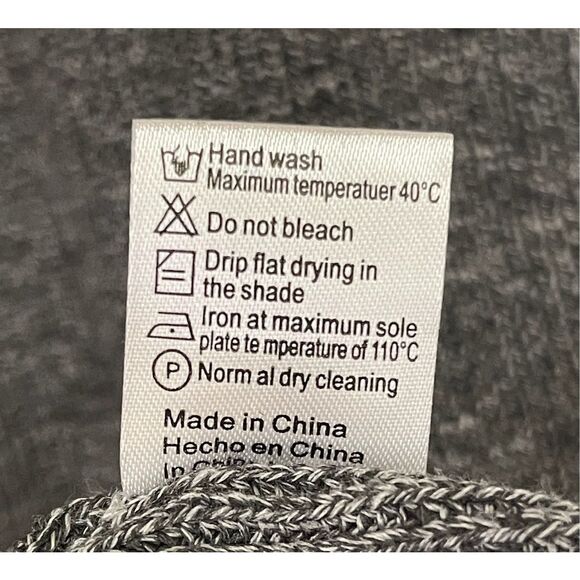 NWT COOFANDY Pullover Sweater Men's XL Gray Soft Knit Cowl Style Funnel Neck New - Picture 7 of 9